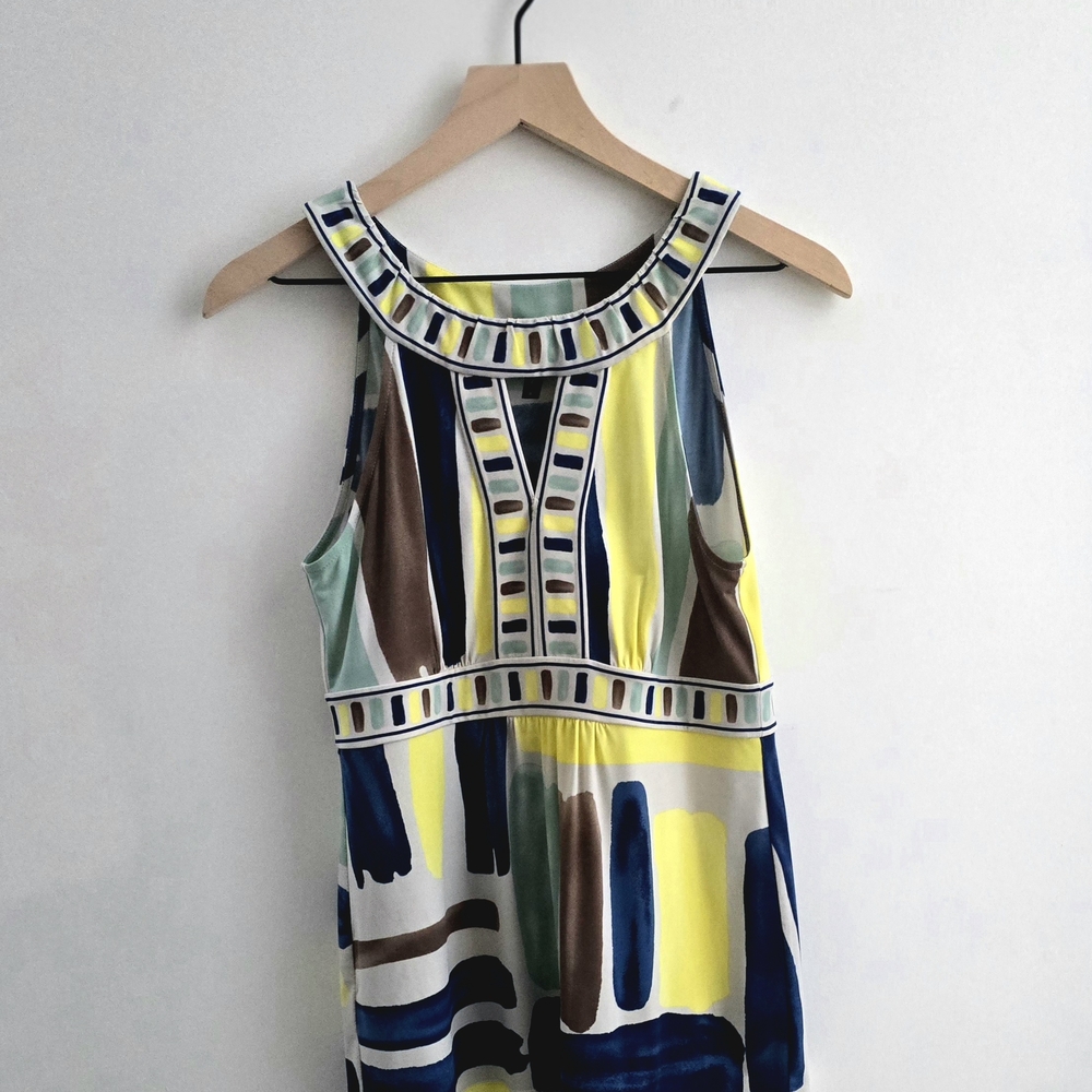 BCBGMaxAzria Multicolor Patterned Shirt